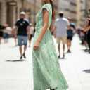 ETCYY Women's Summer Dresses Maxi Dress 2026 Sundresses Vacation Beach Dress Striped Twisted Front Long Dresses with Pockets,Dewdrop Green,X-Large