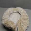 Arotive Soft Microfiber Bathroom Toilet Lid Cover, Machine Washable Seat Covers, 17.5 x 15, Stays in Place Rubber Backing, Fits Most Round, Elongated and Oblong Lids, Accessories Decor, Light Beige