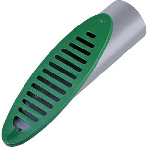 4 Inch Green Angled Drainage Grate for Yard Drain, Drain Grate for Yard Drainage Systems, Yard Drain Emitter for Gutter Downspout Extensions, Lawn Slope Drainage Pipe Emitter for Ditch