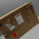 Alpine 16/23 Gallon Slim Trash Can Dolly - 4-Wheel Rectangular Plastic Rolling Garbage Can Cart, Holds Up to 200lbs (Black)