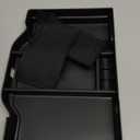 EDBETOS Full Center Console Organizer Compatible with 2019-2023 2024 2025 2026 Dodge RAM 1500 2500 3500 Accessories ABS Plastic Material Insert Tray Secondary Storage Armrest Box, Black