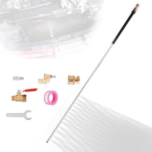 JIAYAN 24in Radiator Cleaning Wand | Water Air Dual Purpose Connector Pressure Washer Flush and Cleaner Tool Max 5000PSI for Household Cars, Trucks, SUV, RV