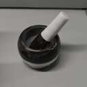 Gusto Nostro Natural Marble Mortar and Pestle Set Small| 4 Inch - 1.5 Cup | Mini Mortar Pestle Set for Grinding Herbs, Nuts, Grains | Pesto Grinding and Guacamole Stone Bowl | Marble Spice Crusher