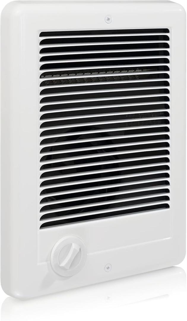 CSC151TW Electric Wall Heater (Model: CSC151TW, Part: 67509) - 5120 BTU, 120V, Built-in Thermostat, Ultra-Quiet, White for Medium Rooms