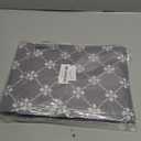 misaya Rectangle Vinyl Table Cloth, Elastic Fitted Tablecloth with Flannel Backing, Waterproof Plastic Table Cover Fits 6 Foot Folding Tables for Picnic, Camping, Indoor and Outdoor (Grey, 30" x 72")