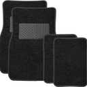 4PCS Car Floor Mats, All Weather Car Floor Protective Pads (Black)
