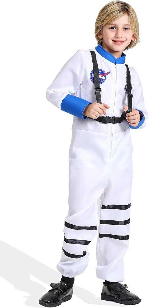 Lrrtwer Kids Astronaut Costume Astronaut Outfit Space Jumpsuit Boy L 