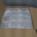 Yulejo Modern Storage Box, Clear Acrylic Box with Lid, 2.9 x 2.9 x 2.9 Inch, 48 Pieces