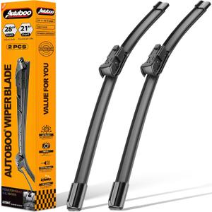 AUTOBOO 28"+21" Windshield Wipers Replacement for Ford Transit-150 Transit-250 Transit-350 2023 2022 2021 2020 2019 2018 2017 2016 2015 -Original Factory Quality (Pack of 2)