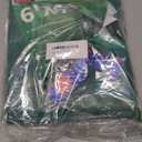 6x8 ft Heavy Duty Tarp 10mil UV Reinforced Grommets Green&Black