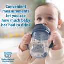Dr. Brown's Milestones Baby's First Straw Cup, Training Cup with Weighted Straw, 9oz/270mL, Dark Blue/Vintage Yellow, BPA Free, 6m+, 2 Pack