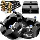 3" Front & 2" Rear Full Suspension Leveling Lift Kit with Strut Spacers & Rear Lift Blocks, Compatible with 2007-2024 Chevy Silverado 1500/GMC Sierra 1500 (2WD/4WD) - Complete Suspension Height Kit