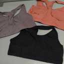 Hanes Women's Racerback Cotton T-Back Bralette (3 Pack), M