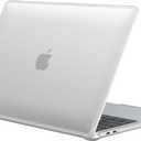 BlueSwan Anti-Cracking Hard Shell Case Compatible with MacBook Pro 13 inch, M2/M1 2025 2022-2017 A2338 A2289 A2251 A2159 A1989 A1706 A1708, Anti-Fingerprint Soft TPU Bumper, Frosted White