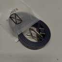 XZQTIVE Women's Leather Belts for Jeans Pants Dresses, Fashion Black Brown Gold Silver Buckle Design (Fit Mid-waist 42-48 inch)