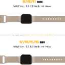 Sport Band Compatible with Apple Watch Bands 49mm 46mm 45mm 44mm 42mm 41mm 40mm 38mm, Soft Silicone Replacement Strap with Classic Clasp for iWatch Series 11 10 9 8 7 6 5 4 3 2 1 SE Ultra Women Men (Gold)