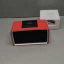 iGuerburn Simple Music Player for Dementia Elderly Seniors Easy MP3 Player as Alzheimers Dementia Visually Impaired Patients Product Gift One-Touch Controls ON/Off Retro Music Box (Red)