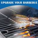 SafBbcue Grill Replacement Parts for Expert Grill 5 Burner 720-0968 Parts, Cooking Grates and Heat Plates for Expert Nexgrill 720-0968C Replacement Parts 5 Burner, Grid & Heat Shield for Expert Grill