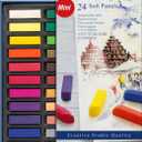 FABER-CASTELL Creative Studio Soft Pastel Mini Sticks (1.25) - 24 Vivid Colors, Assorted (Pack of 1)