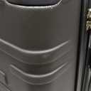 Coolife Luggage Suitcase Carry-on Hardside Travel Luggage TSA Lock Spinner Telescopic Handle (Grey)