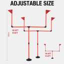 Football Goal Post Set - Football Easily Adjustable Field Goals - 2 Goal Posts Set - Perfect for Children's Backyard Play