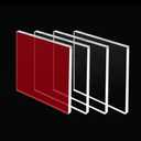 Red Transparent Window Film, Decorative Window Film Colored Red Window Tint Heat Blocking for Party Wedding Festival Decoration(17.7Inch x 16.5Feet)