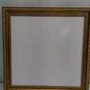 Poster Palooza 7x7 Frame Antique Gold Wood Picture Square Frame - Picture Frame Includes UV Acrylic, Foam Board Backing, & Hanging Hardware!