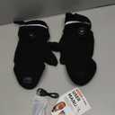 Heated Gloves for Men Women, Rechargeable Full & Half Hands Fingerless Gloves Electric Heated Mittens with Touchscreen, 3 Heating Levels, Heat Warming Glove for Outdoor Work Skiing Hiking Cycling