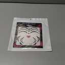 Tiger Face Sticker Set, Black Stripes with Pink Nose Design,Halloween Headpiece Stick On (Black White Pink)