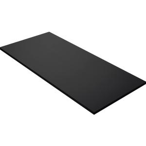 Kaboon 60x24 inches Tabletop, Solid One-Piece Desktop for Sit Stand Desk, Double Desks, L Desk DIY,Wood Countertop Home or Commercial Use,1 inch Thick, Black, 23.62" D x 59.1" W
