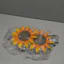 Sunflower Wind Spinners Yard Decoration Outdoor - Windmill Wind Sculptures & Spinners Metal Yard Art Pinwheels for Garden Patio Lawn Decor