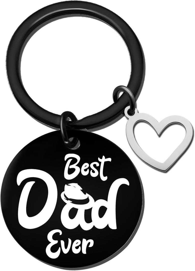 Best Dad Ever Gifts Gifts For Fathers Day From Daughter Son Kids Cool Dad Keychain Gifts For Fathers Day Birthday Thoughtful Men's Christmas Birthday Gifts For Father From Daughter Son