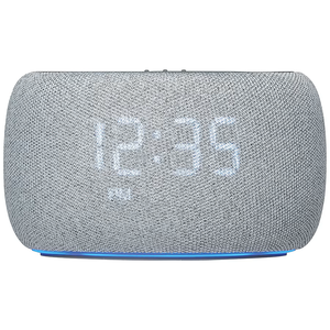 iLive Gentle Wake Alarm White Noise Machine Digital Round Tabletop Modern with Alarm