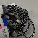 ZGear 10 Foot Braided Sync & Charge Cable - White/Black