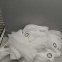 RYB HOME White Sheer Curtains 96 inches Long 4 Panels Set for Living Room, Light Filtering Voile Window Drapes with Grommet for Bedroom, W 54" x L 96"