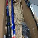 Aihoye Hiking Trekking Poles, 2 Pack Collapsible, Lightweight, Anti Shock, Walking Sticks, Adjustable Hiking Pole for Men and Women (Blue)