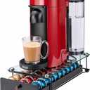 Rice rat Vertuo Capsule Holder Drawer for Nespresso With Glass (Class-30 Pods)