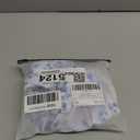 Milumia Women's 2 Piece Bikini Sets Ditsy Floral Swimsuit Tie Back Swimwear (Large, Blue and White)