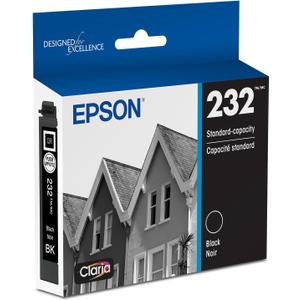 EPSON 232 Claria Ink Standard Capacity Black Cartridge (T232120-S) Works with WorkForce WF-2930, WF-2950, Expression XP-4200, XP-4205