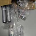 Over The Door Towel Rack, Over Door Towel Rack for Bathroom Door, Triple Towel Storage Holder with Hooks (Silver) (17.32"L)