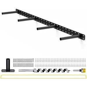 1pc Floating Shelf Hardware Heavy Duty Hidden Shelf Brackets Support,Wall Mounting Invisible Floating Shelves Bracket with Jig (40" x 6" x 1.5")