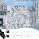 Christmas Lights 100ft 300 LEDs, 8 Modes, Cool White, Indoor Outdoor Plug-in Fairy Lights for Christmas Tree, Bedroom, Classroom Decor Outdoor Decor,Christmas Decorations (Cool White, 100FT)