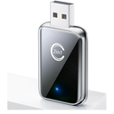 Wireless Carplay Adapter for iPhone, Convert Wired Carplay to Wireless, 2 in 1 Plug and Play Android Auto and Carplay Adapter for iOS 10 Android 11 and Above, Cars with Built-in Carplay