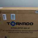 Tornado - 20 Inch High Velocity Metal Oscillating Pedestal Fan 5250 CFM - Commercial, Industrial Use Water-Resistant