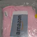 Glooglitter Pink Bow Laundry Basket Large Cotton Rope Storage Basket 16'' x 22'' Woven Laundry Hamper with Handles for Clothes Blanket Pillow Towels Living Room Bathroom Decor