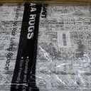 Soalmost Washable Area Rug 8x10, Large Soft Rugs for Living Room Farmhouse Vintage Gray Area Rugs for Bedroom Dining Room Non-Slip Stain Resistant Under Table Rug Grey