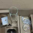 Gold Hurricane Candle Holders Set of 6, Tall Metal Windproof Glass Taper Candle Holder for Candlestick, Candle Sticks Decor, Table Centerpieces for Wedding, Candlelit Dinner Party Fireplace Decoration