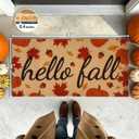 Fall Door Mat, Non Slip Outdoor Front Porch Welcome Mat 24"x48"