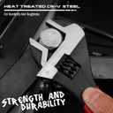 SEDY Adjustable Wrench Set Pipe Spanner: 6" 8" 10" Wide Jaw Black Oxide Wrench With Cushion Grip, Laser Marked Metric & SAE Scales, CR-V Steel for Professional