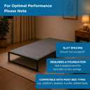 Meliusly Low Profile Bunkie Board Twin Size (38x75) - Non-Slip Breathable Bed Support Board for Slatted Bed Frame, Anti-Sag Under Bed Support, Noise Minimizing Moisture Resistant Bed Board
